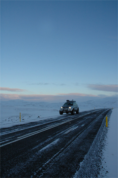 On the road