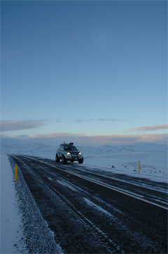 On the road